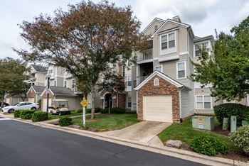 Townhome style building with attached garage